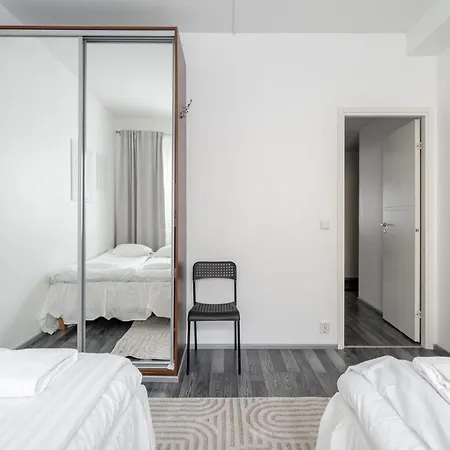 Modern 1br With Sauna & Location Appartamento Tampere